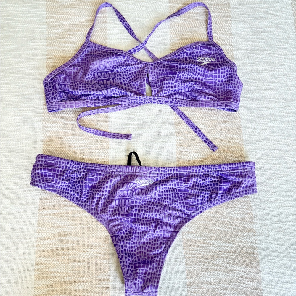 Speedo purple Turnz Bikini Set